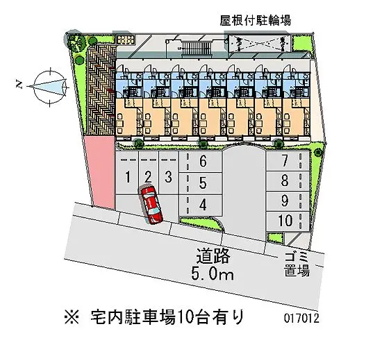 ★手数料０円★丸亀市天満町　月極駐車場（LP）